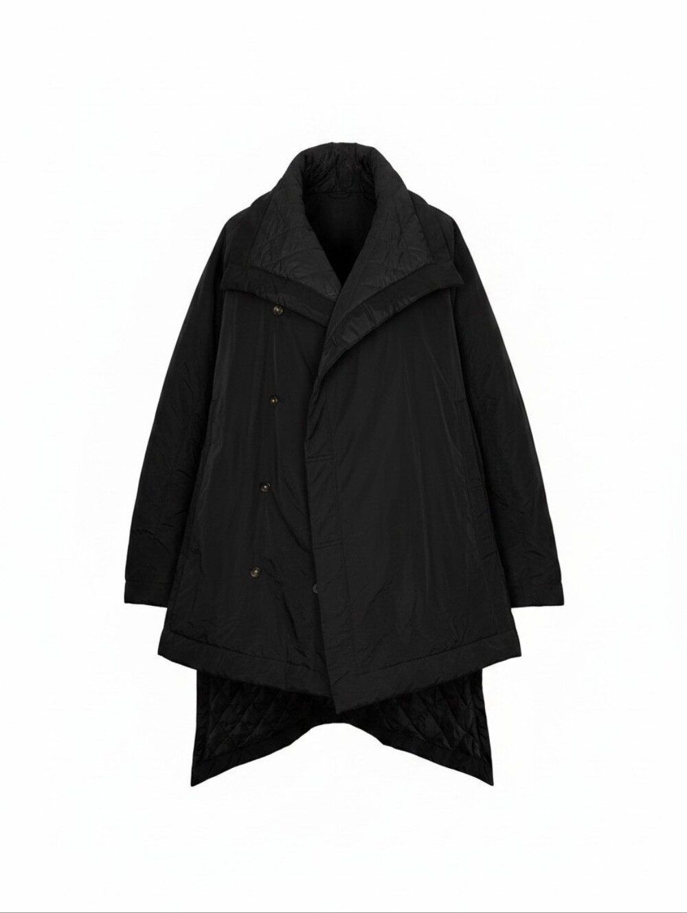 Marigold Shadows "Sumire" Draped Asymmetrical Jacket
